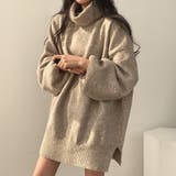 タートルネックニットミニワンピース | Girly Doll | 詳細画像3