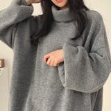 タートルネックニットミニワンピース | Girly Doll | 詳細画像9