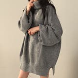 タートルネックニットミニワンピース | Girly Doll | 詳細画像13