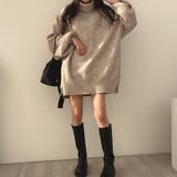 タートルネックニットミニワンピース | Girly Doll | 詳細画像2