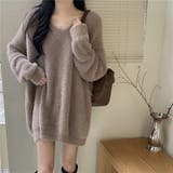 Vネックシャギーニットワンピース | Girly Doll | 詳細画像5