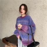 グラデーションカラーニットセーター | Girly Doll | 詳細画像7