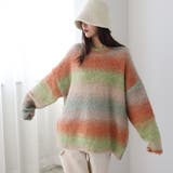 グラデーションカラーニットセーター【韓国ファッション】 | Doula Doula | 詳細画像36