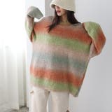 グラデーションカラーニットセーター【韓国ファッション】 | Doula Doula | 詳細画像37