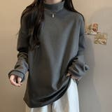 グレー | ハイネックプルオーバー【韓国ファッション】【春夏新商品】 | Doula Doula