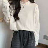 ベージュ | ハイネックプルオーバー【韓国ファッション】【春夏新商品】 | Doula Doula