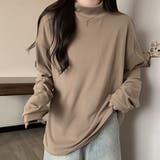 ライトブラウン | ハイネックプルオーバー【韓国ファッション】【春夏新商品】 | Doula Doula