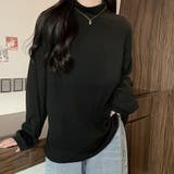 ブラック | ハイネックプルオーバー【韓国ファッション】【春夏新商品】 | Doula Doula