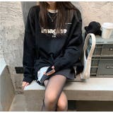 ブラック | トレーナー【韓国ファッション】 | Girly Doll