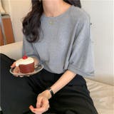 バックロゴビッグシルエットTシャツ【韓国ファッション】 | Girly Doll | 詳細画像28 