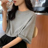 バックロゴビッグシルエットTシャツ【韓国ファッション】 | Girly Doll | 詳細画像29 
