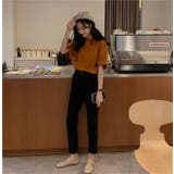 バックロゴビッグシルエットTシャツ【韓国ファッション】 | Girly Doll | 詳細画像35 