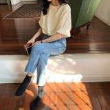 バックロゴビッグシルエットTシャツ【韓国ファッション】 | Girly Doll | 詳細画像6 