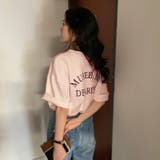 バックロゴビッグシルエットTシャツ【韓国ファッション】 | Girly Doll | 詳細画像10 