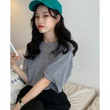 バックロゴビッグシルエットTシャツ【韓国ファッション】 | Girly Doll | 詳細画像18 