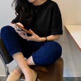 バックロゴビッグシルエットTシャツ【韓国ファッション】 | Girly Doll | 詳細画像17 