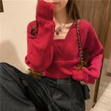 カシュクールニット【韓国ファッション】 | Girly Doll | 詳細画像4 