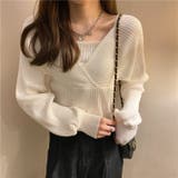カシュクールニット【韓国ファッション】 | Girly Doll | 詳細画像6 
