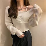 カシュクールニット【韓国ファッション】 | Girly Doll | 詳細画像7 