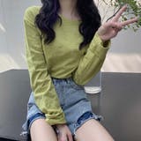 スラブコットンロングTシャツ【韓国ファッション】 | Doula Doula | 詳細画像20