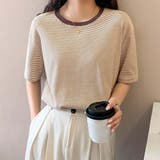 ボーダーカットTシャツ【韓国ファッション】 | Doula Doula | 詳細画像12