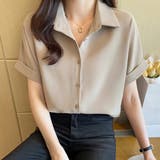 ポロカラー半袖シャツ【韓国ファッション】 | Doula Doula | 詳細画像15 