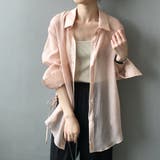 サイドリボンオーバーサイズシアーシャツ【韓国ファッション】 | Girly Doll | 詳細画像9