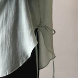 サイドリボンオーバーサイズシアーシャツ【韓国ファッション】 | Girly Doll | 詳細画像17