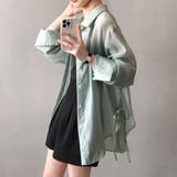 サイドリボンオーバーサイズシアーシャツ【韓国ファッション】 | Girly Doll | 詳細画像21