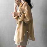 サイドリボンオーバーサイズシアーシャツ【韓国ファッション】 | Girly Doll | 詳細画像24