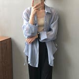 サイドリボンオーバーサイズシアーシャツ【韓国ファッション】 | Girly Doll | 詳細画像27