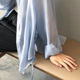 サイドリボンオーバーサイズシアーシャツ【韓国ファッション】 | Girly Doll | 詳細画像32