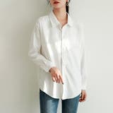 切り替えデザインドロップショルダーカジュアルシャツ【韓国ファッション】 | Girly Doll | 詳細画像14