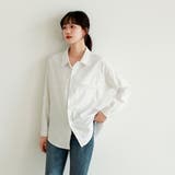 切り替えデザインドロップショルダーカジュアルシャツ【韓国ファッション】 | Girly Doll | 詳細画像15