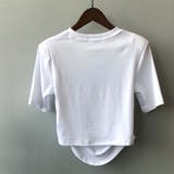 ラウンドネックサイドギャザー半袖Tシャツ【韓国ファッション】 | Doula Doula | 詳細画像18