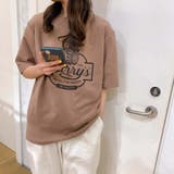 ラウンドネックルーズプリントTシャツ【韓国ファッション】 | Doula Doula | 詳細画像6