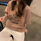 ラウンドネックルーズプリントTシャツ【韓国ファッション】 | Doula Doula | 詳細画像10