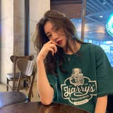 ラウンドネックルーズプリントTシャツ【韓国ファッション】 | Doula Doula | 詳細画像11