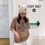 ラウンドネックルーズプリントTシャツ【韓国ファッション】 | Doula Doula | 詳細画像12