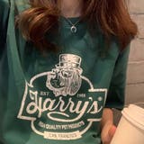 ラウンドネックルーズプリントTシャツ【韓国ファッション】 | Doula Doula | 詳細画像13