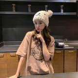 ラウンドネックルーズプリントTシャツ【韓国ファッション】 | Doula Doula | 詳細画像19