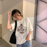 ラウンドネックルーズプリントTシャツ【韓国ファッション】 | Doula Doula | 詳細画像22