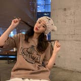ラウンドネックルーズプリントTシャツ【韓国ファッション】 | Doula Doula | 詳細画像26