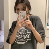 ラウンドネックルーズプリントTシャツ【韓国ファッション】 | Doula Doula | 詳細画像27