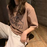 ラウンドネックルーズプリントTシャツ【韓国ファッション】 | Doula Doula | 詳細画像37