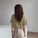 ラウンドネックカラーボーダーTシャツ【韓国ファッション】 | Doula Doula | 詳細画像39