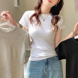クルーネックフィットTシャツ【韓国ファッション】 | Doula Doula | 詳細画像5