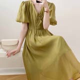カシュクールシフォンチャイナワンピース【韓国ファッション】 | Girly Doll | 詳細画像6