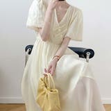 カシュクールシフォンチャイナワンピース【韓国ファッション】 | Girly Doll | 詳細画像14