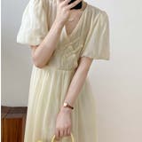 カシュクールシフォンチャイナワンピース【韓国ファッション】 | Girly Doll | 詳細画像15